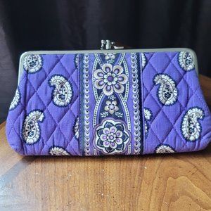 Purple Vera Bradley Clutch